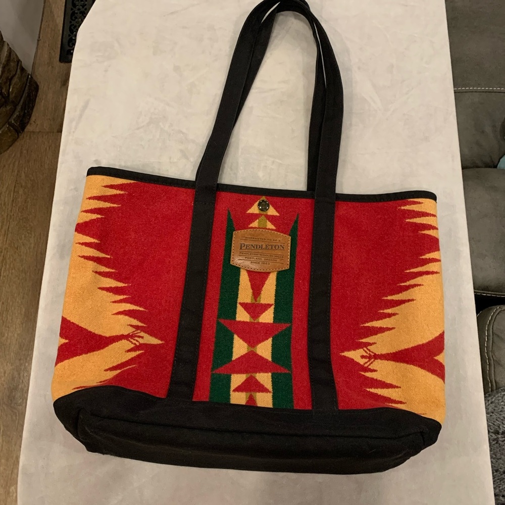 Pendleton South Western Wool Tote Bag Colorful